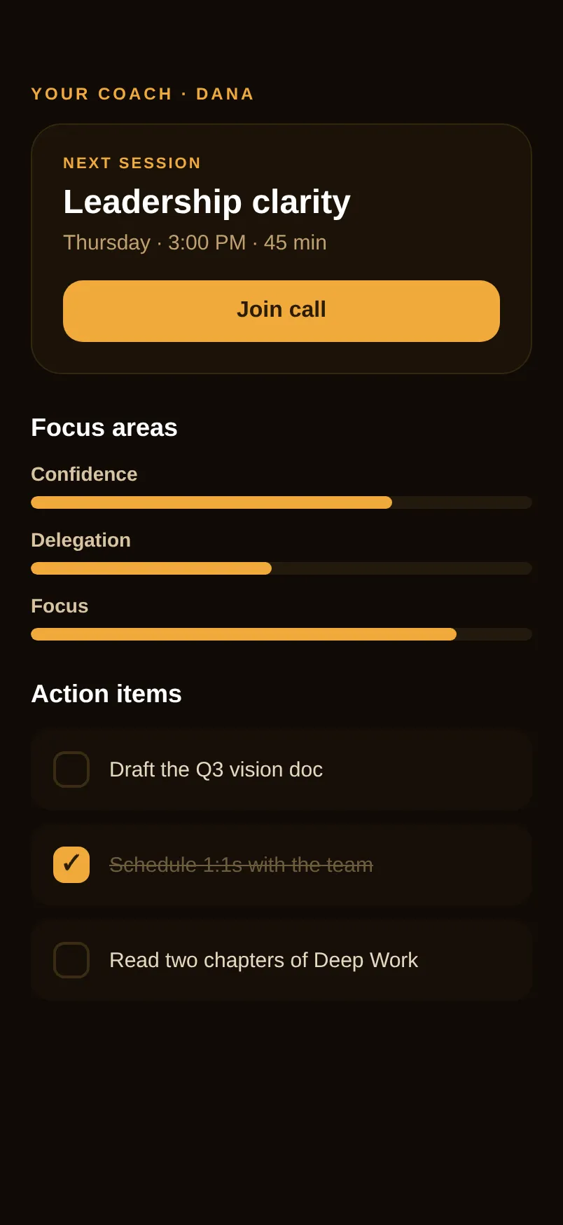 Mentor — Coaching preview 1