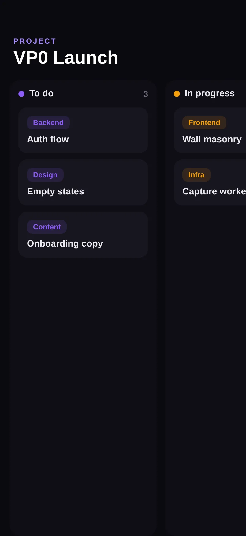 Board — Kanban preview 1