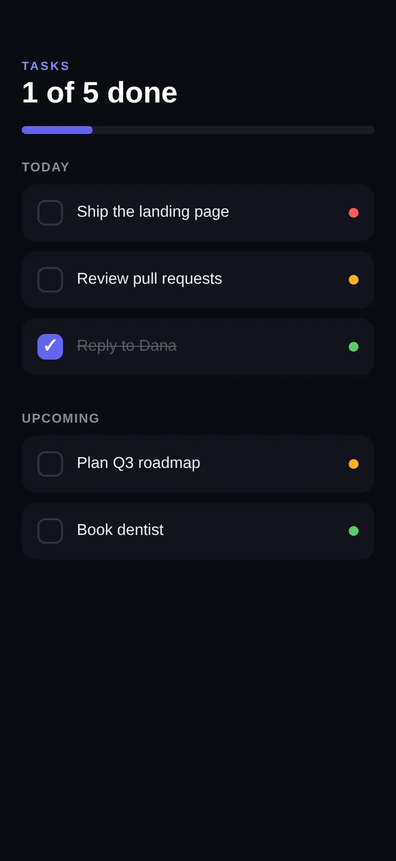 Forma — Tasks preview 1