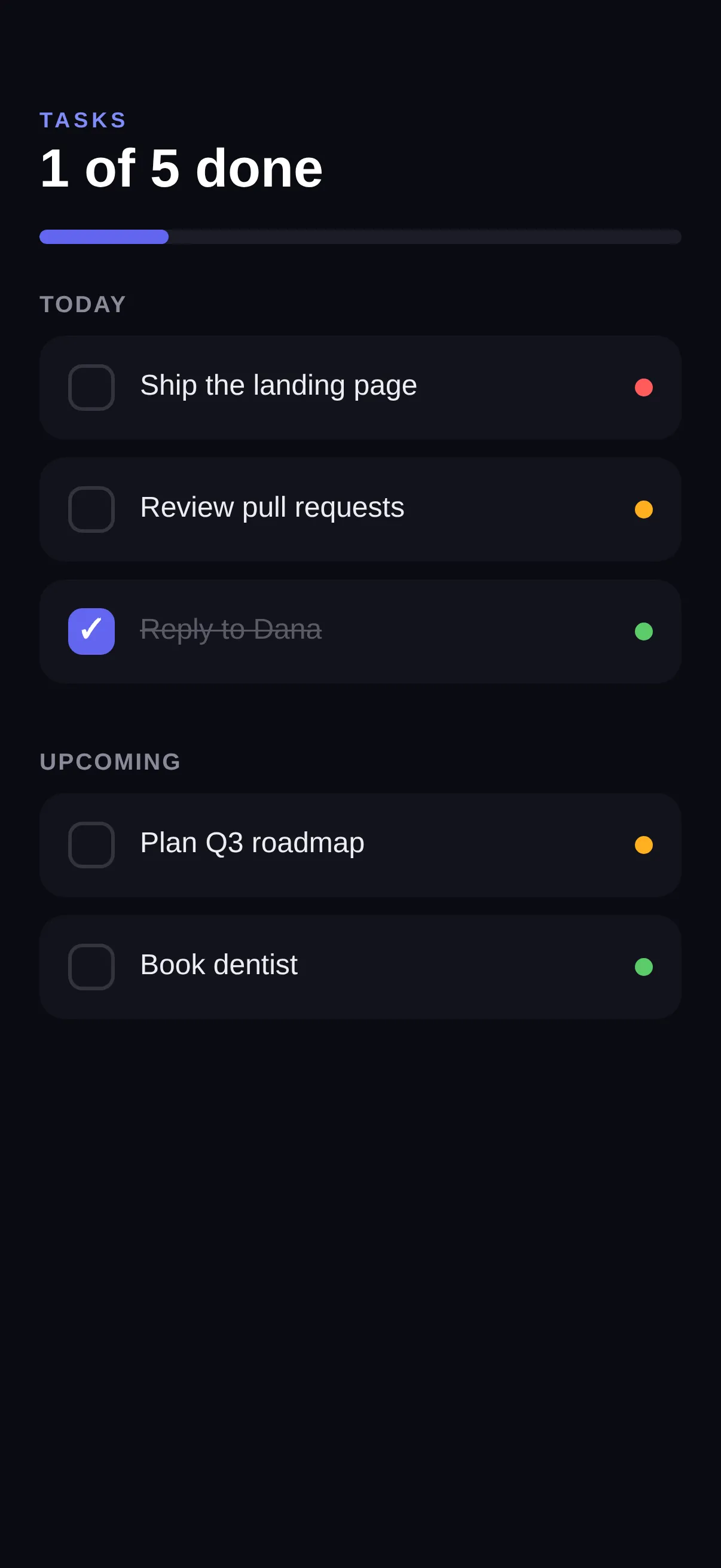 Forma — Tasks preview 1