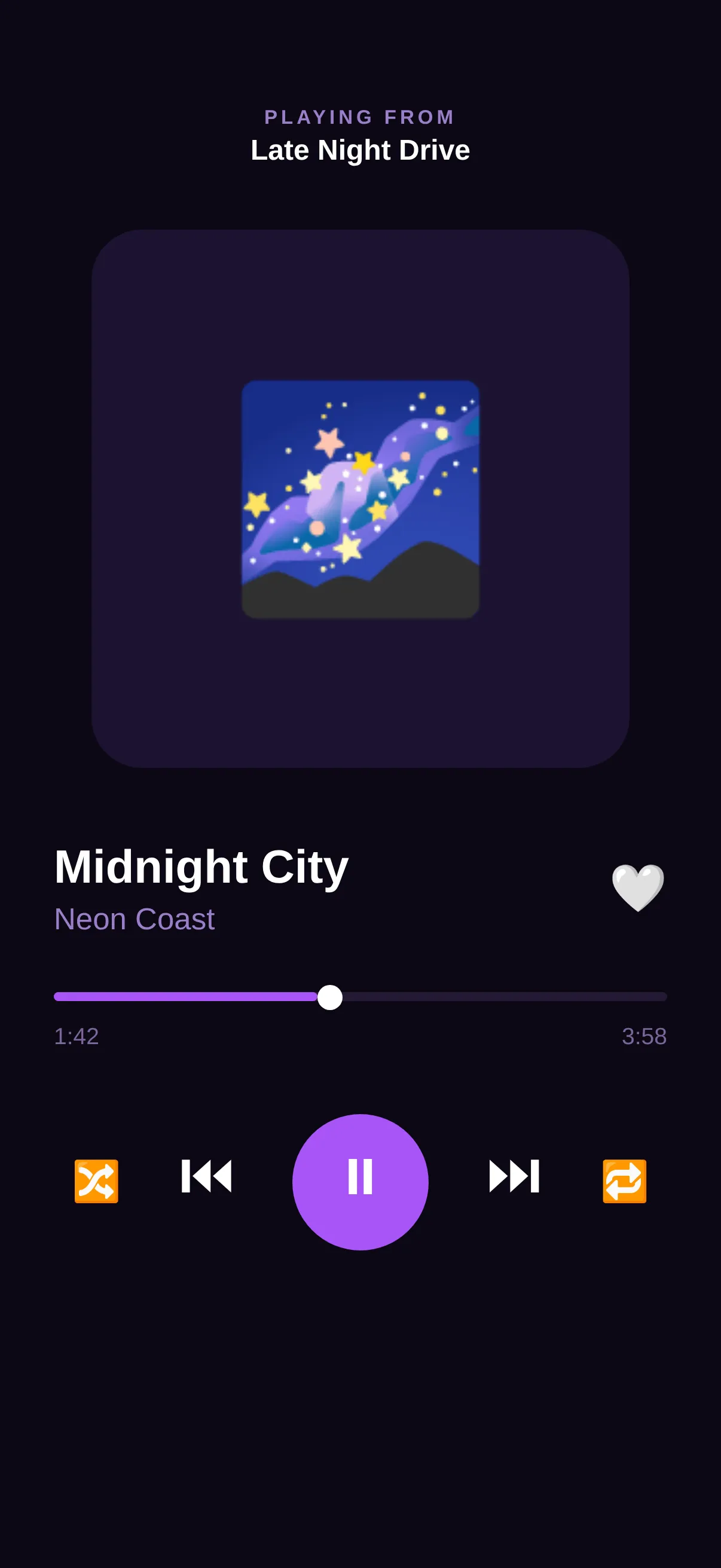 Wave — Music Player preview 1