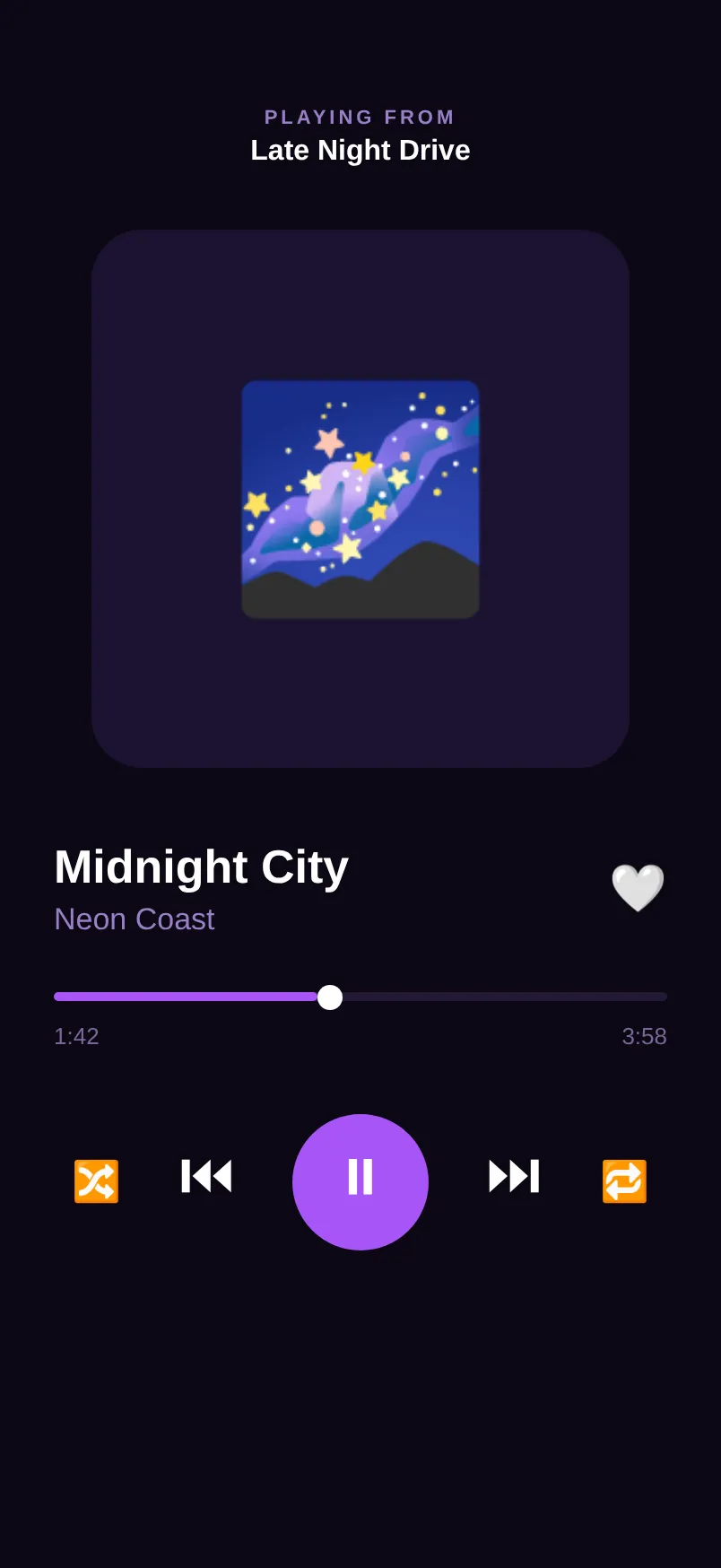 Wave — Music Player preview 1