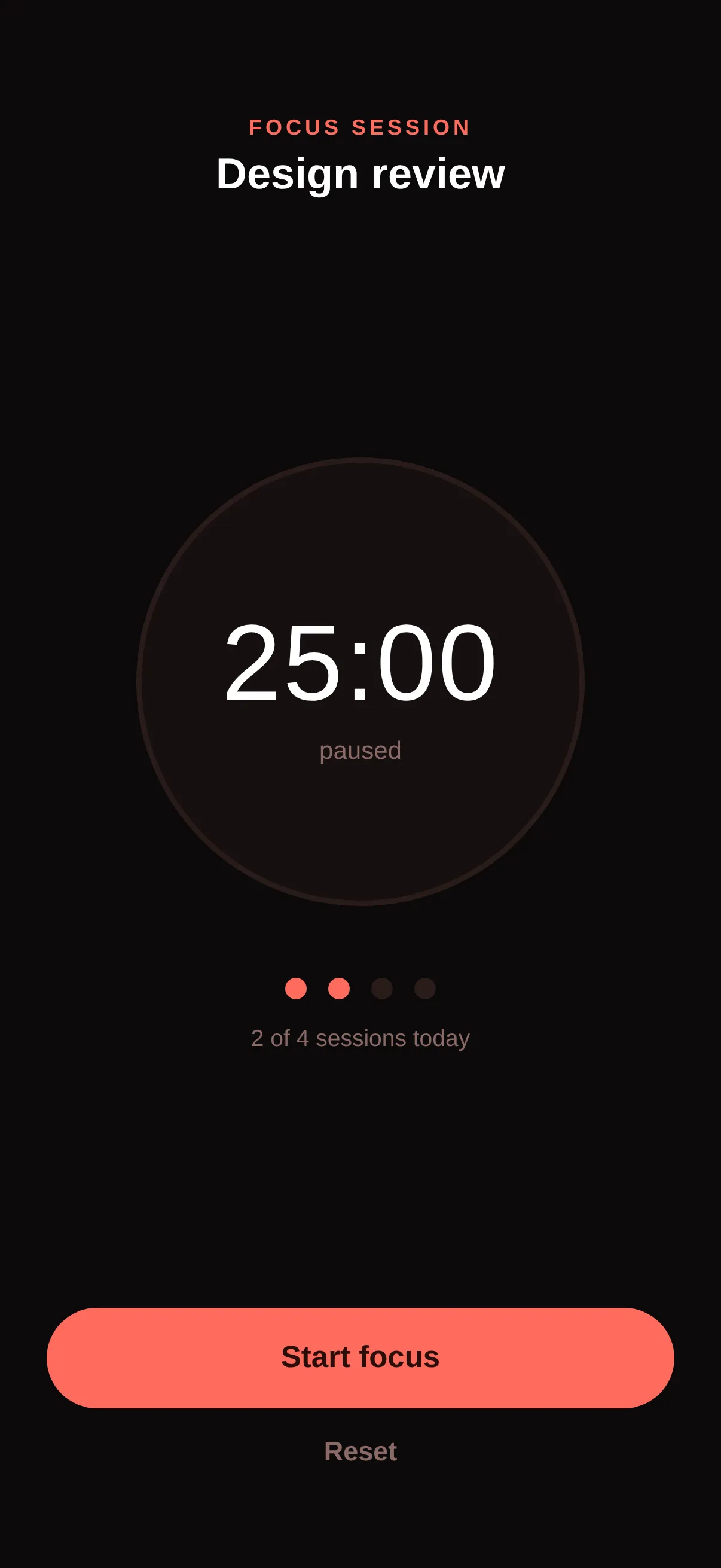 Sprint — Focus Timer preview 1