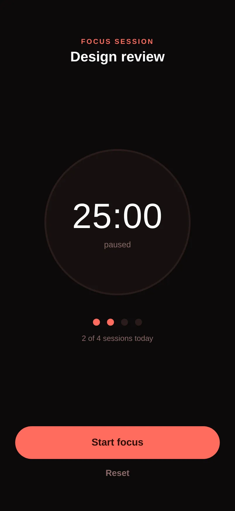 Sprint — Focus Timer preview 1