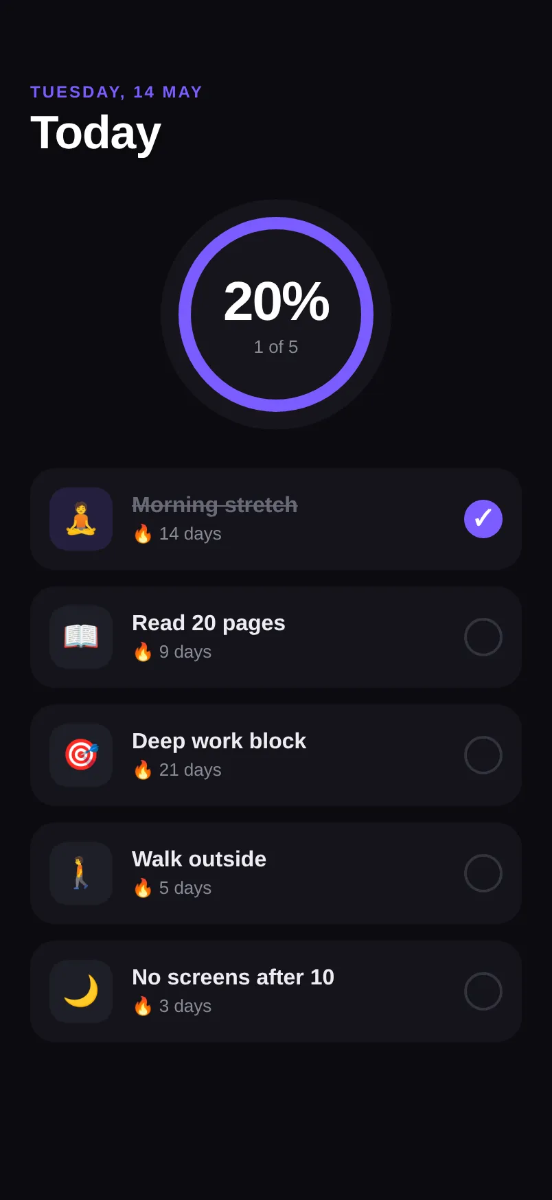Pulse — Habit Ring preview 1